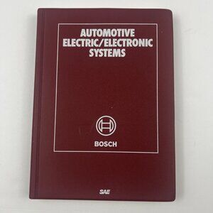 Automotive Electric/Electronic Systems Robert Bosch SAE 1988 1st Edition